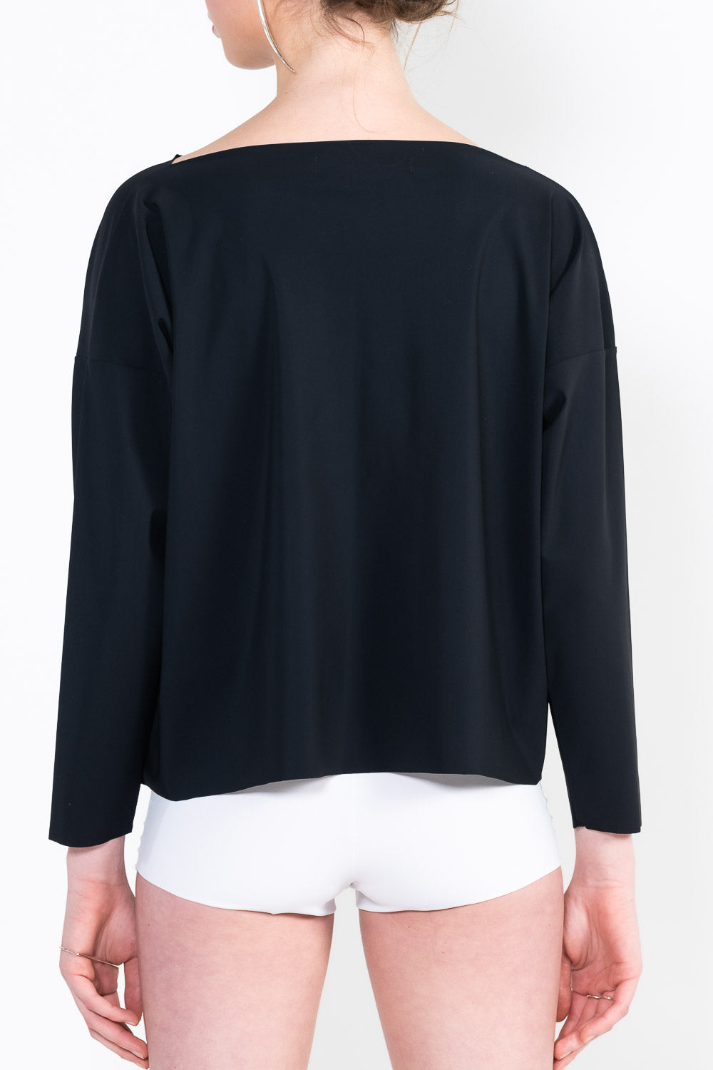 L61 Boat neck jogging sweater