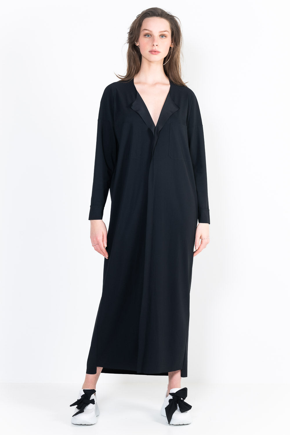 L75Ter Long shirt dress with 2 pockets