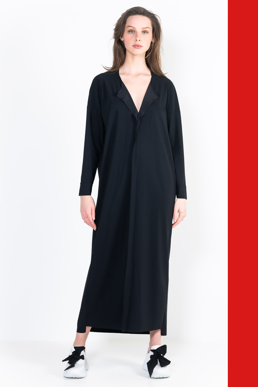L75Ter Long shirt dress with 2 pockets