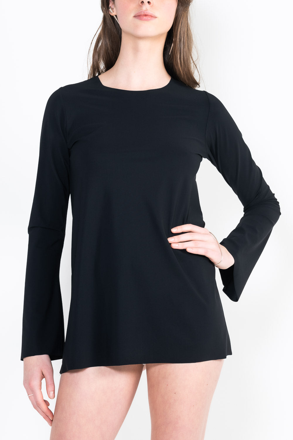L90 Long sleeve trumpet top