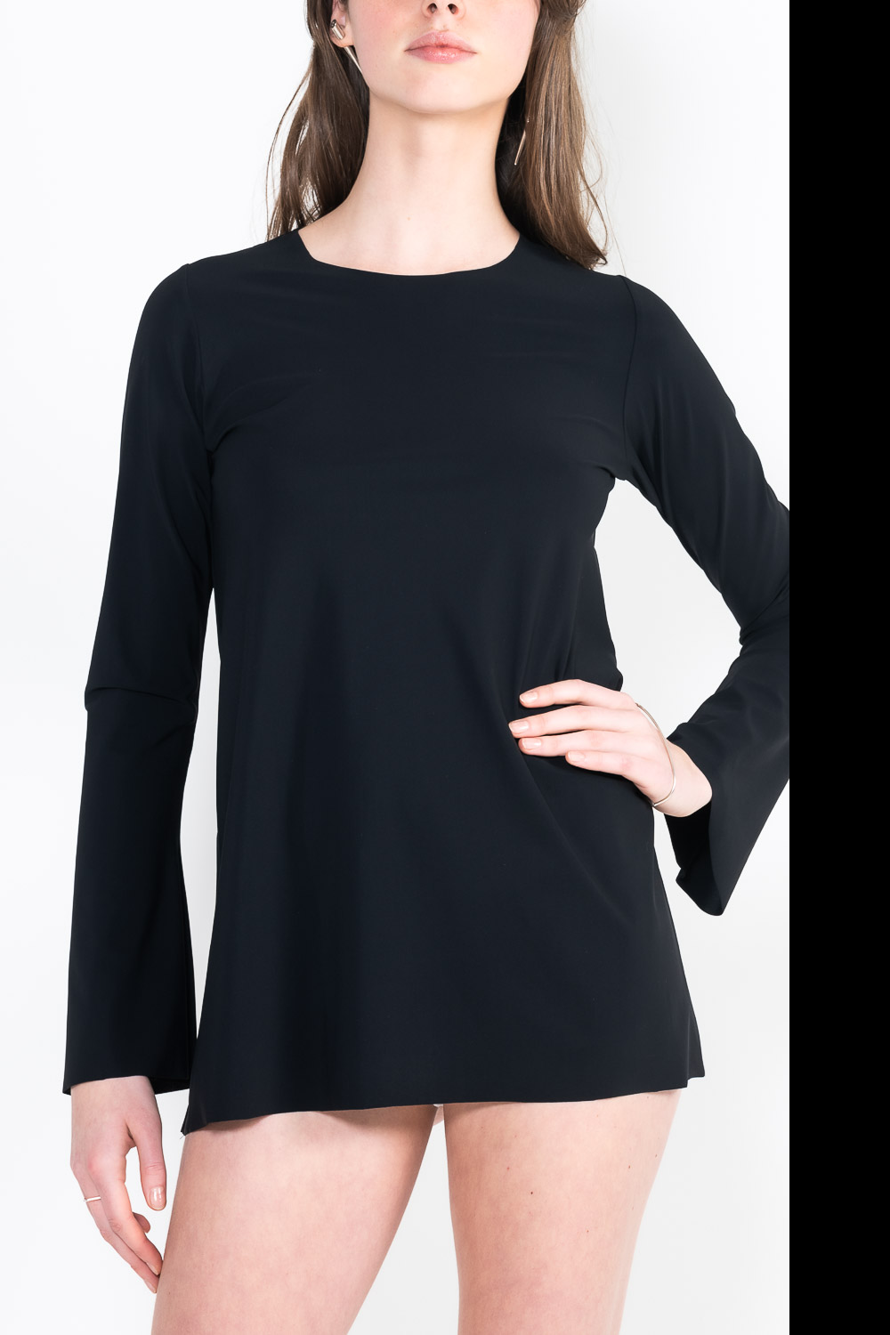 L90 Long sleeve trumpet top