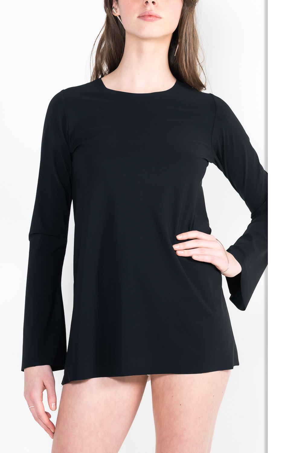 L90 Long sleeve trumpet top