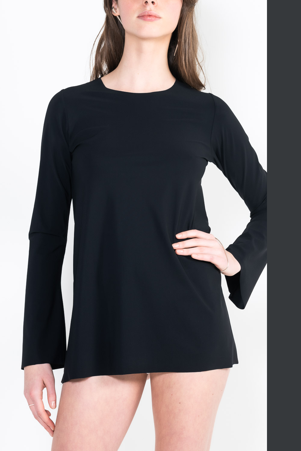 L90 Long sleeve trumpet top