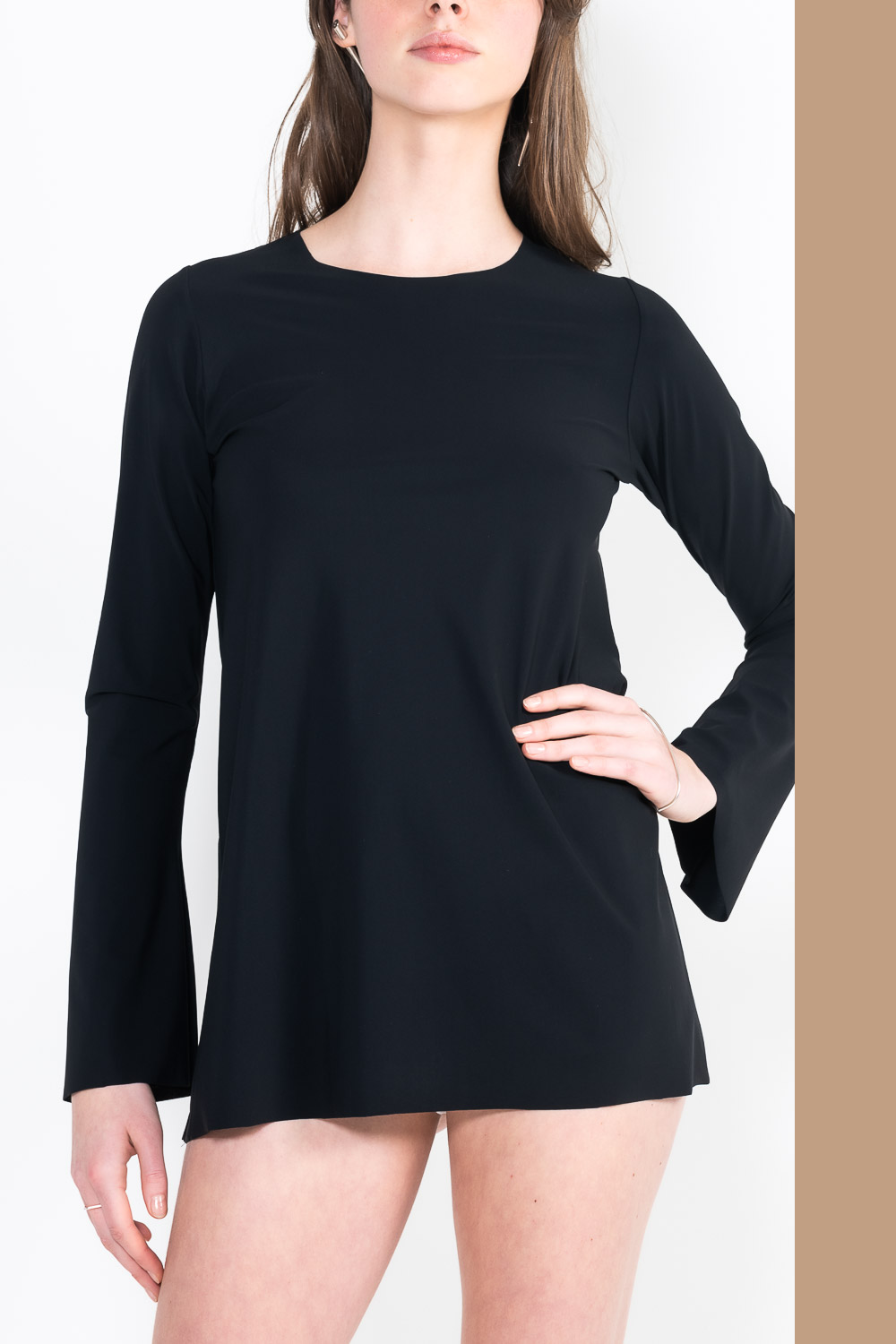 L90 Long sleeve trumpet top