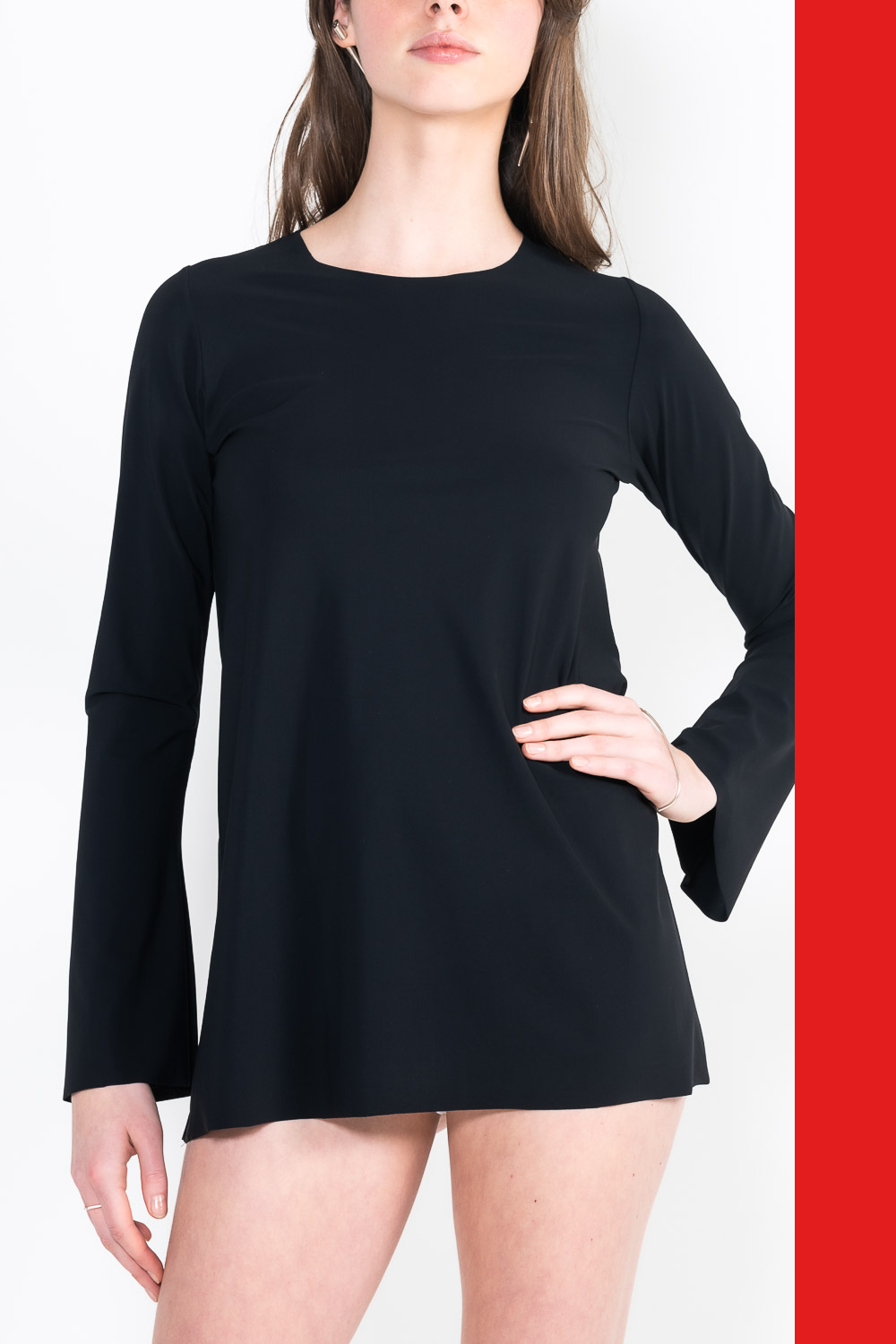 L90 Long sleeve trumpet top