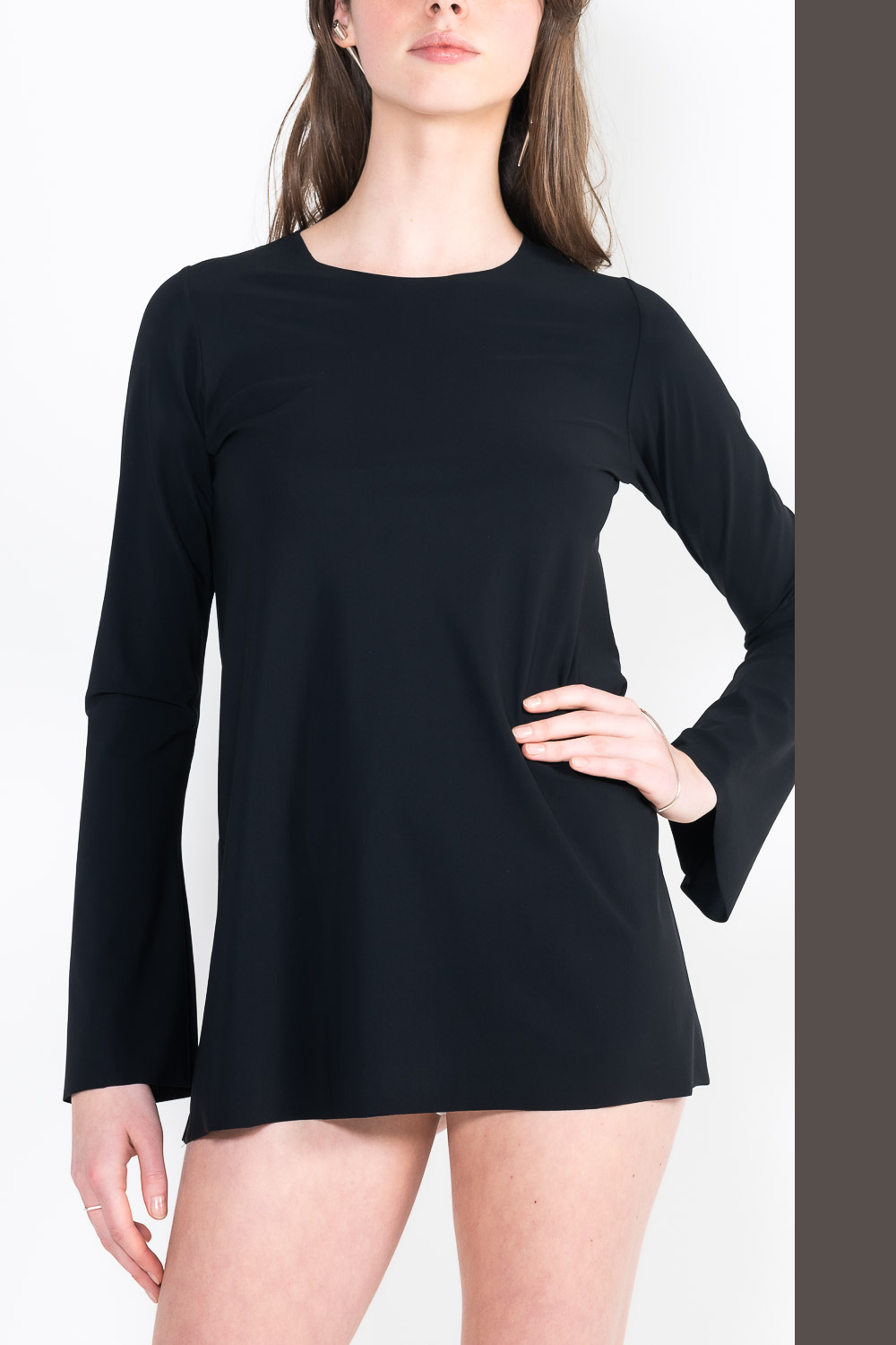 L90 Long sleeve trumpet top