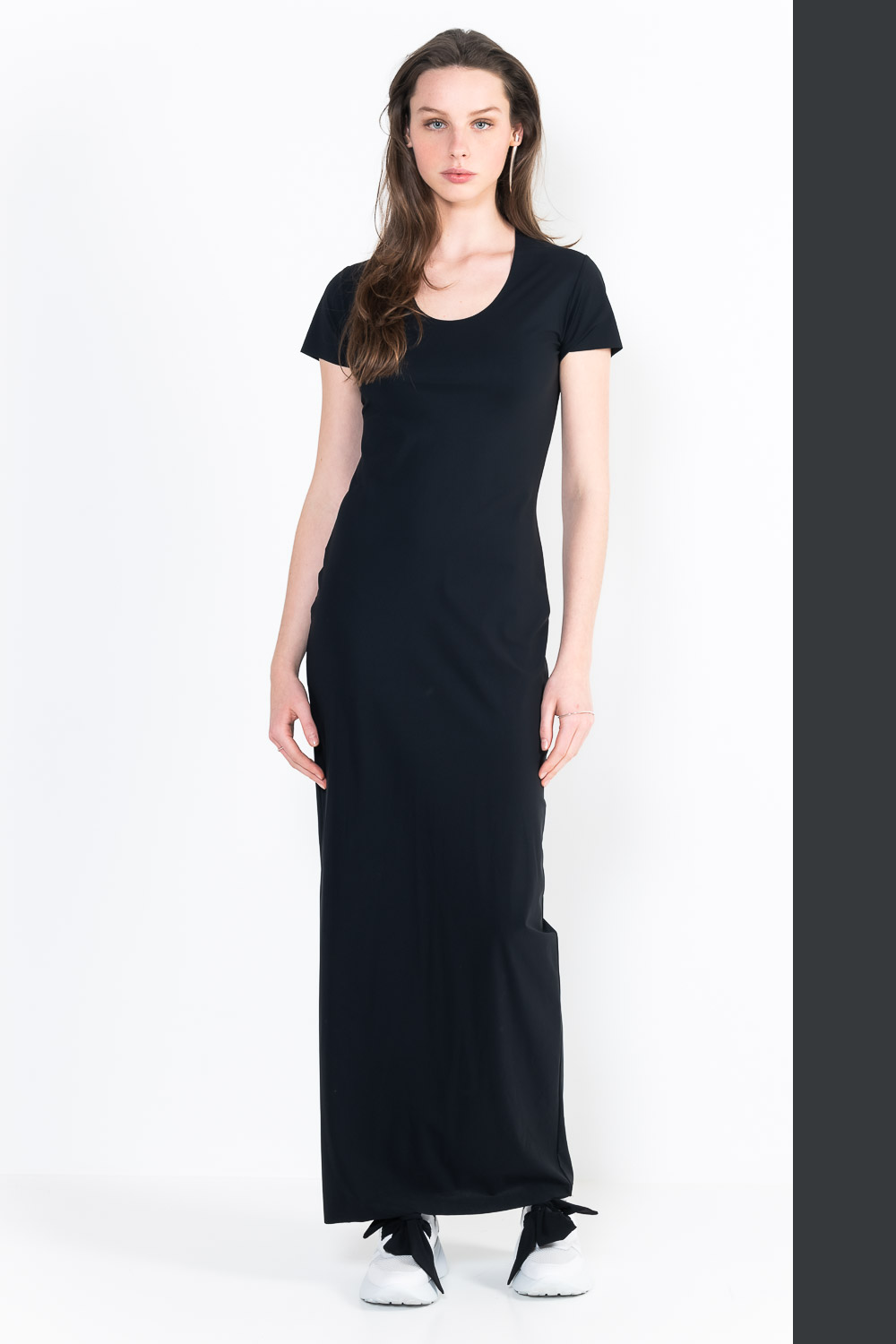 L9Ter Robe col U manches courtes longue