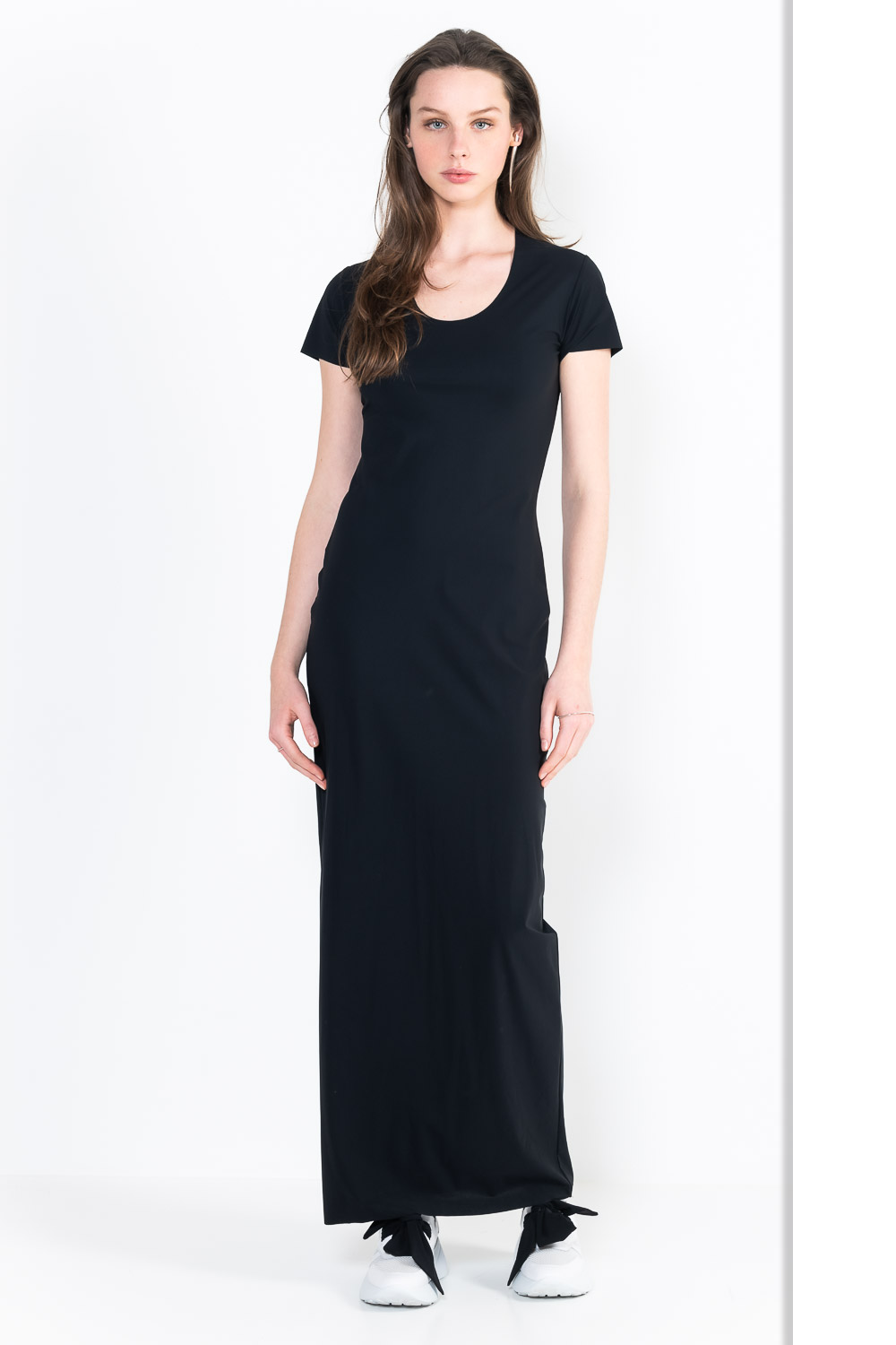 L9Ter Robe col U manches courtes longue