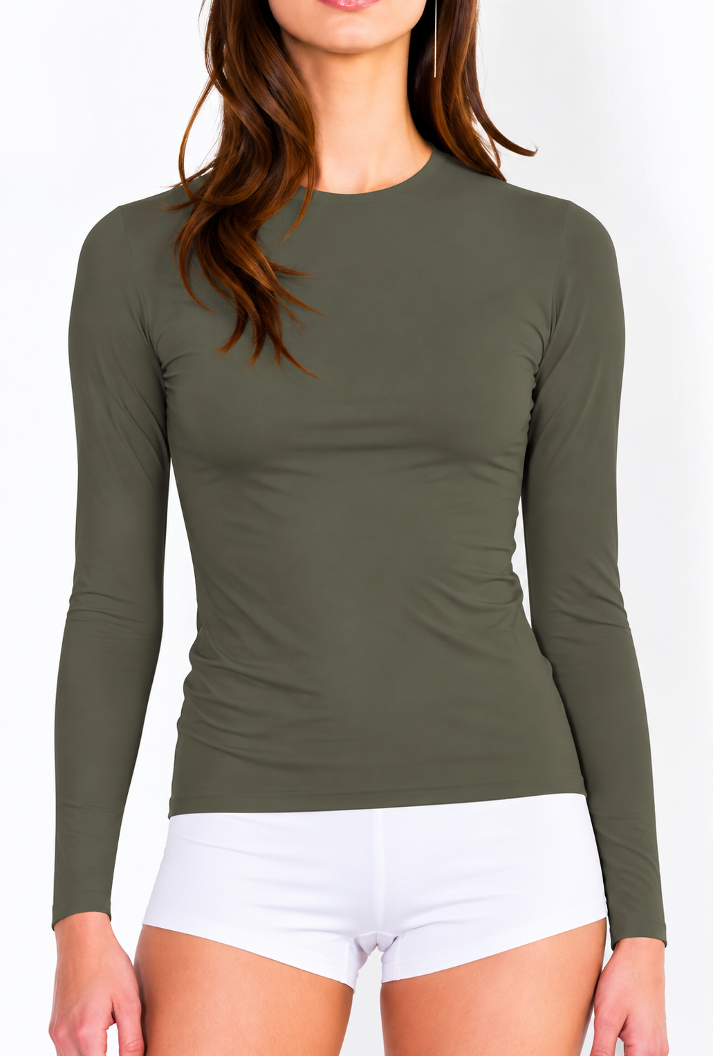 L11 Long sleeve crew neck top