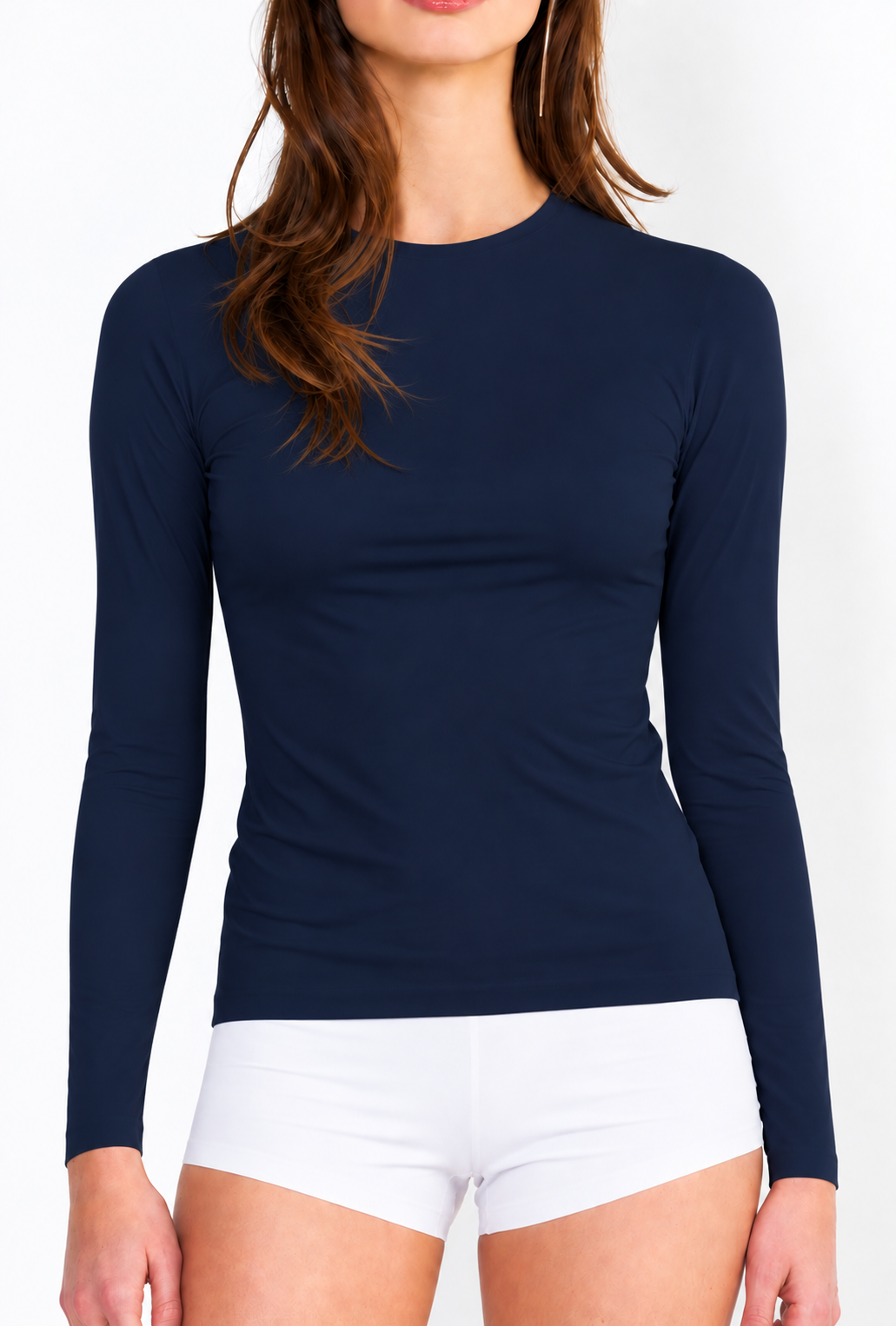 L11 Long sleeve crew neck top