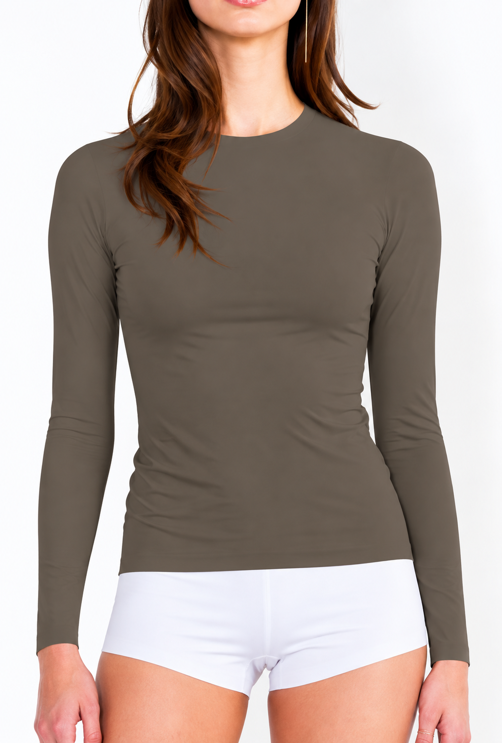 L11 Long sleeve crew neck top
