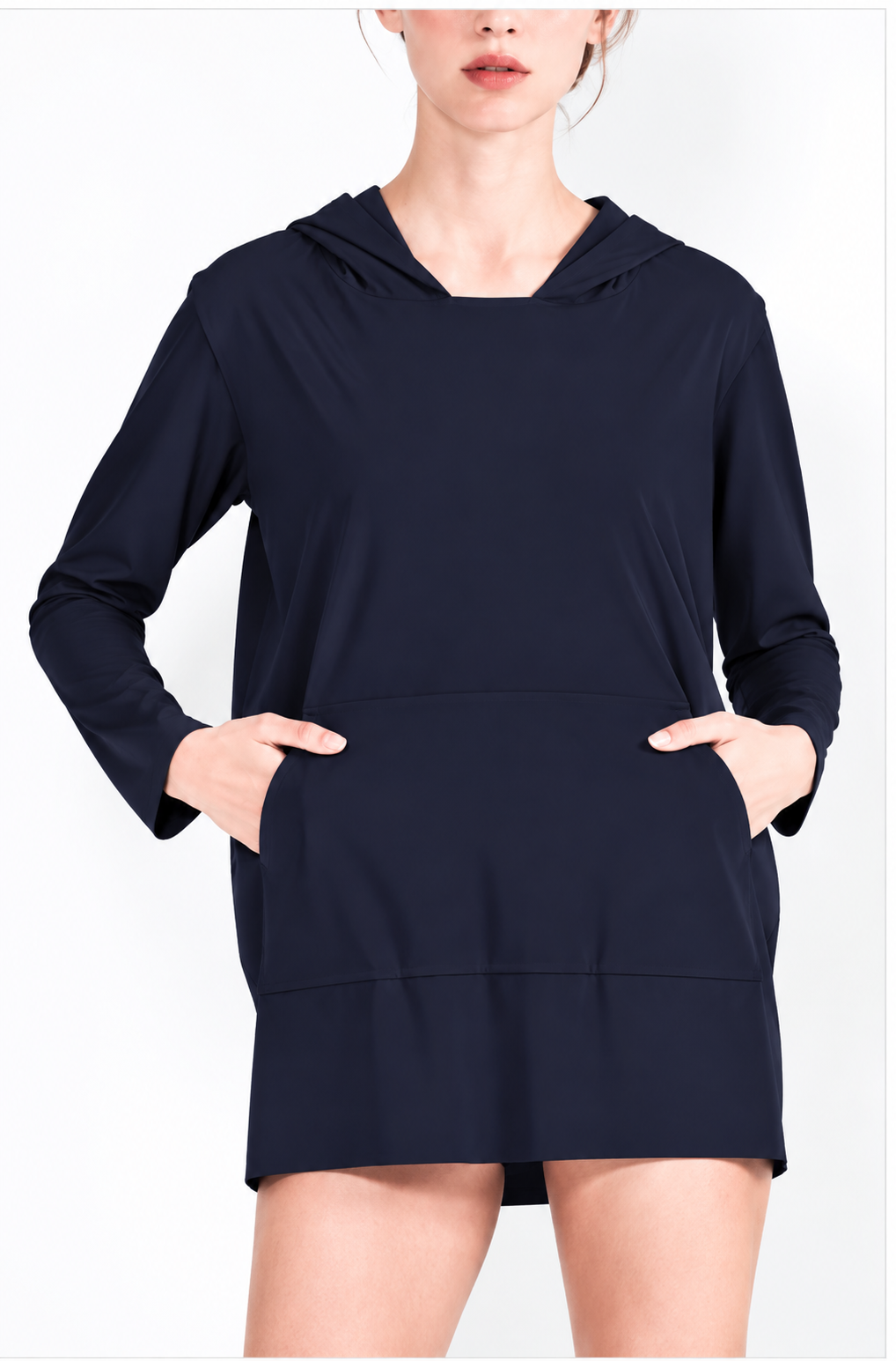 L70 Long hooded jogging sweater