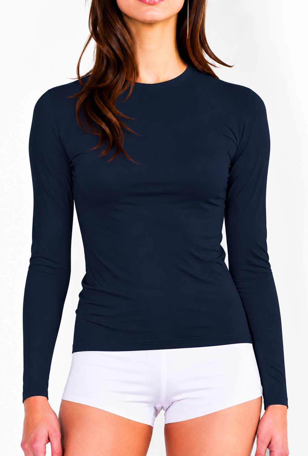 L11 Long sleeve crew neck top