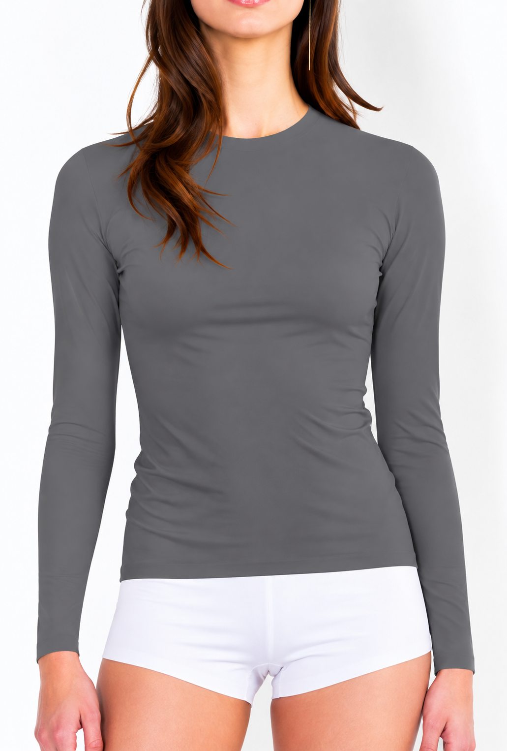 L11 Long sleeve crew neck top