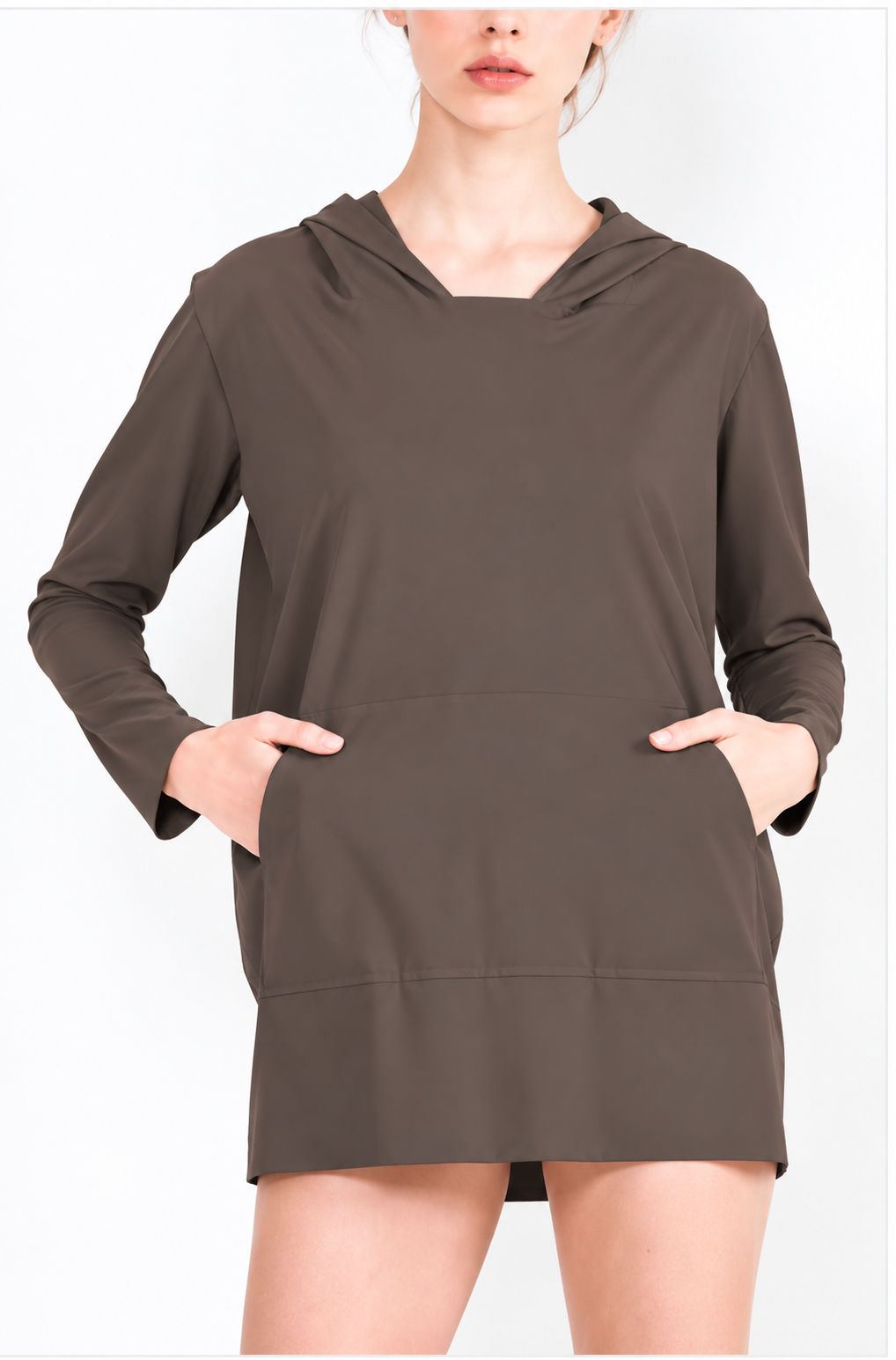 L70 Long hooded jogging sweater