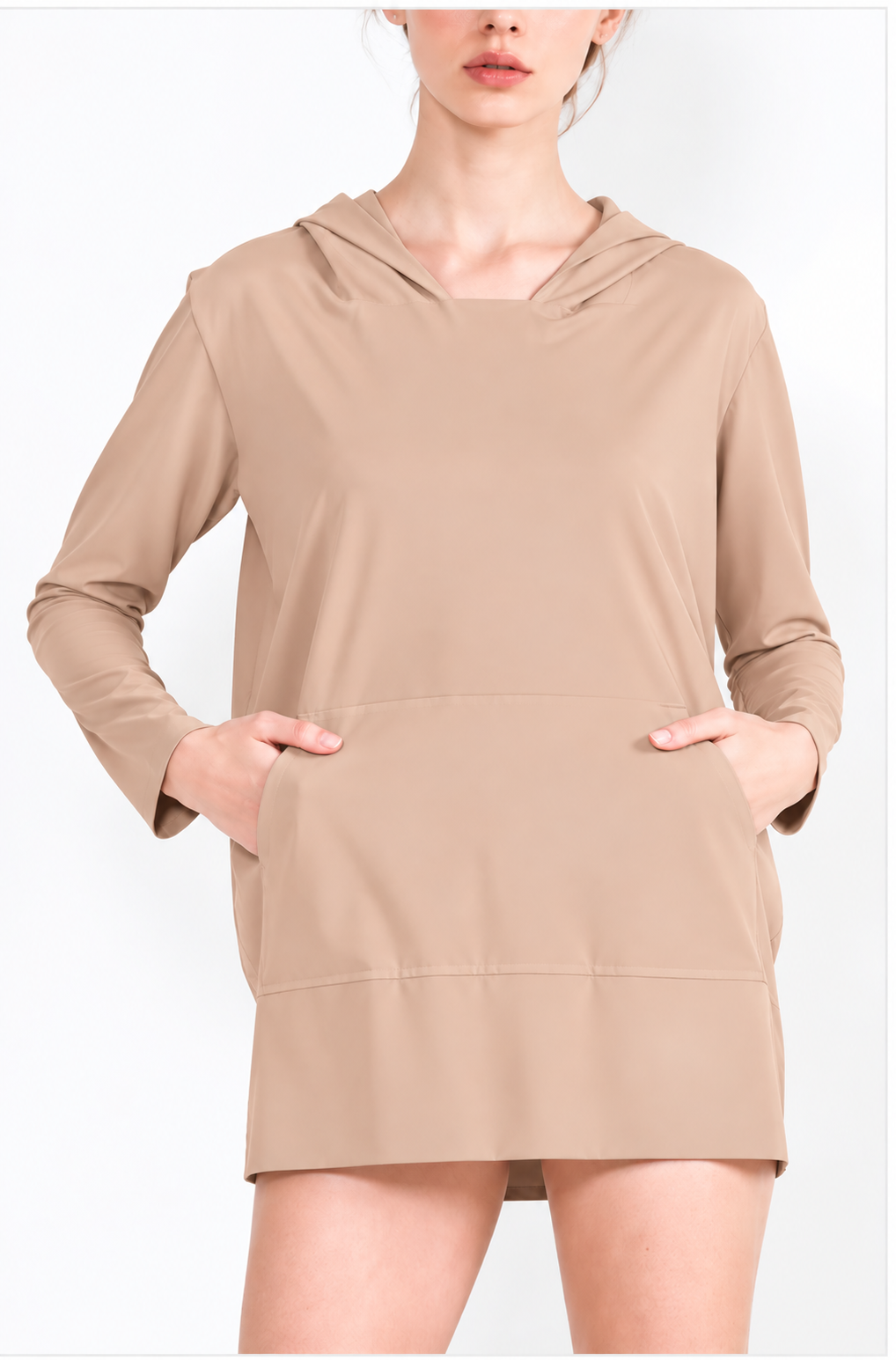 L70 Long hooded jogging sweater