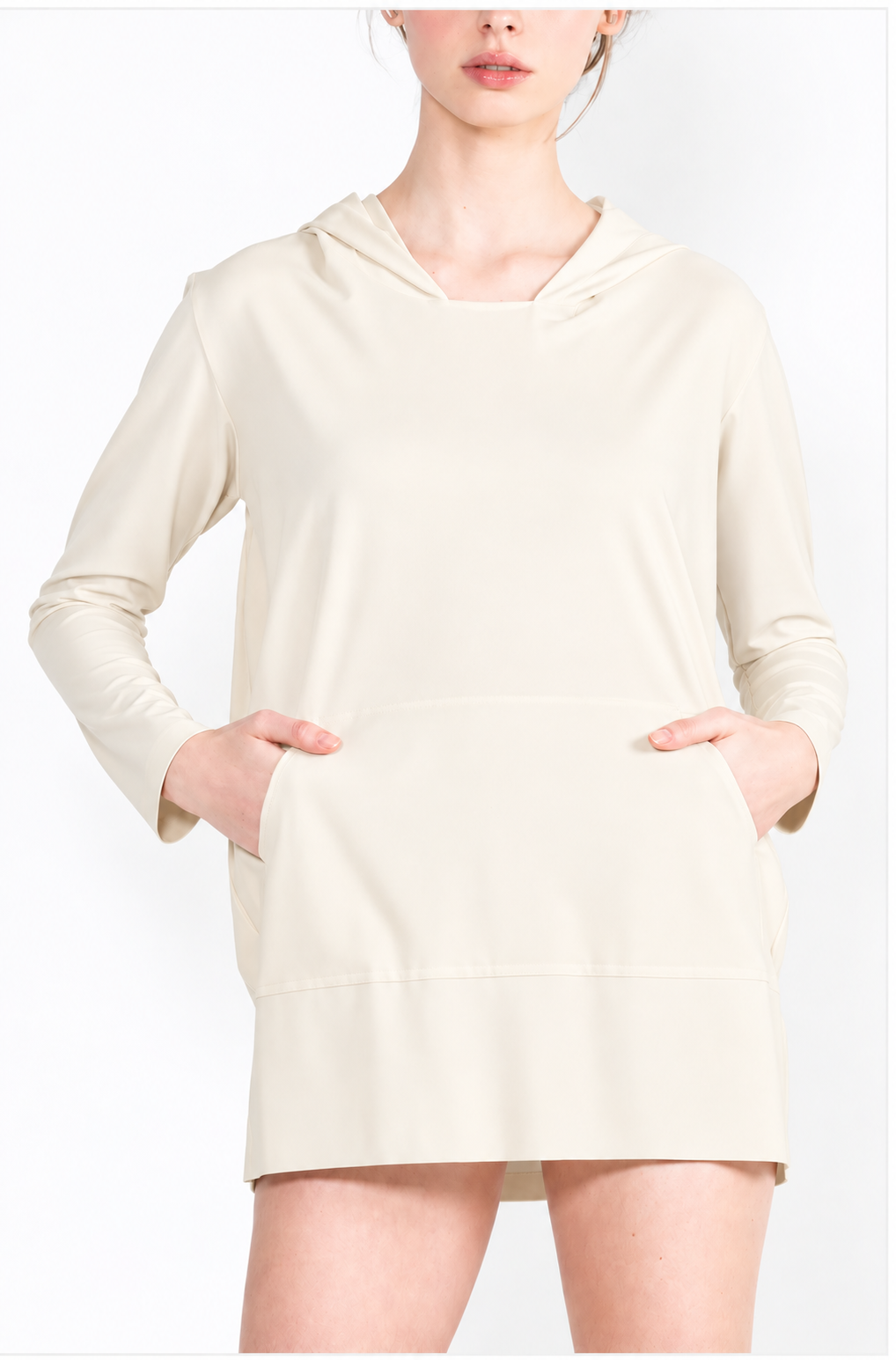 L70 Long hooded jogging sweater