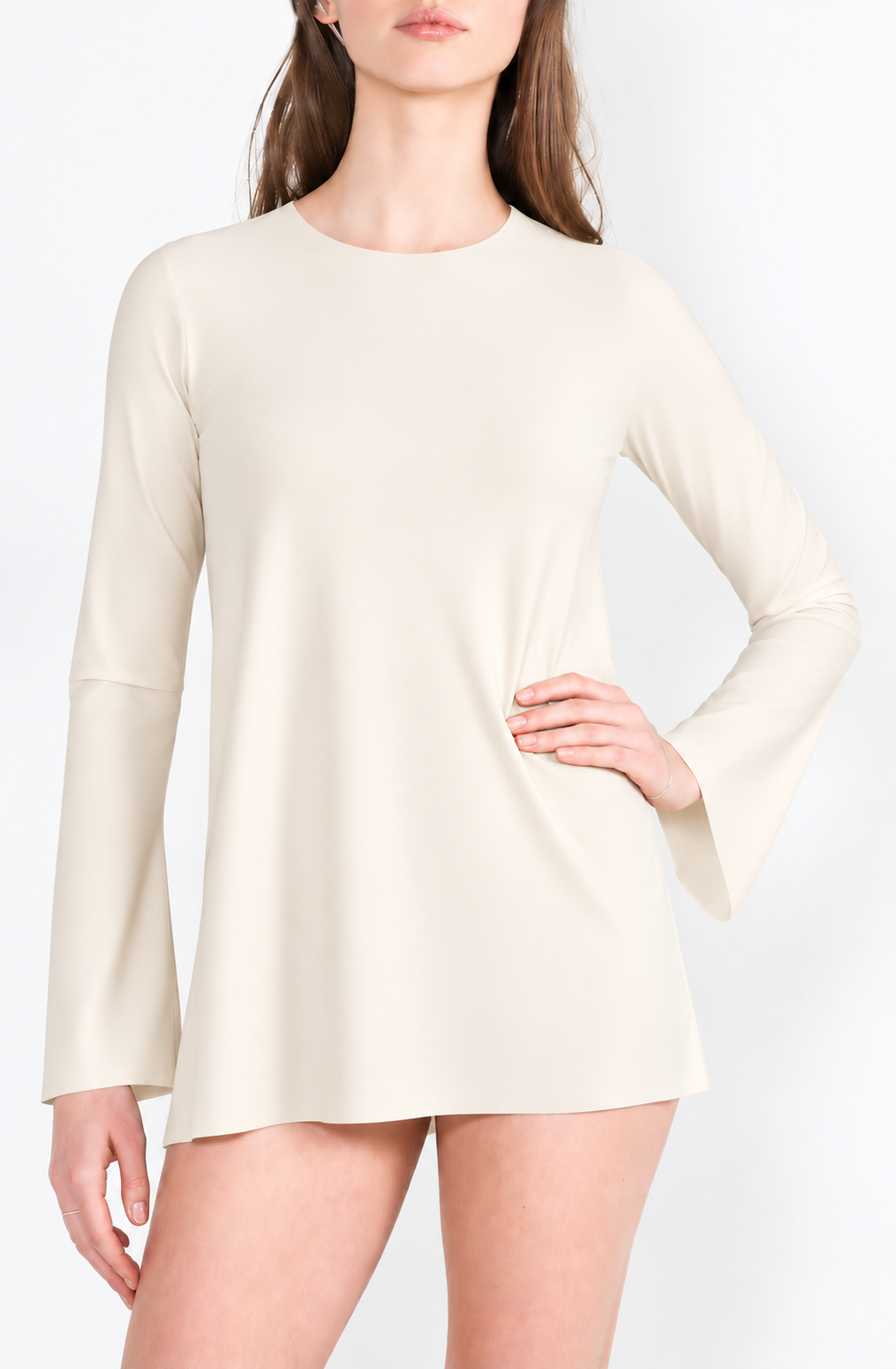 L90 Long sleeve trumpet top