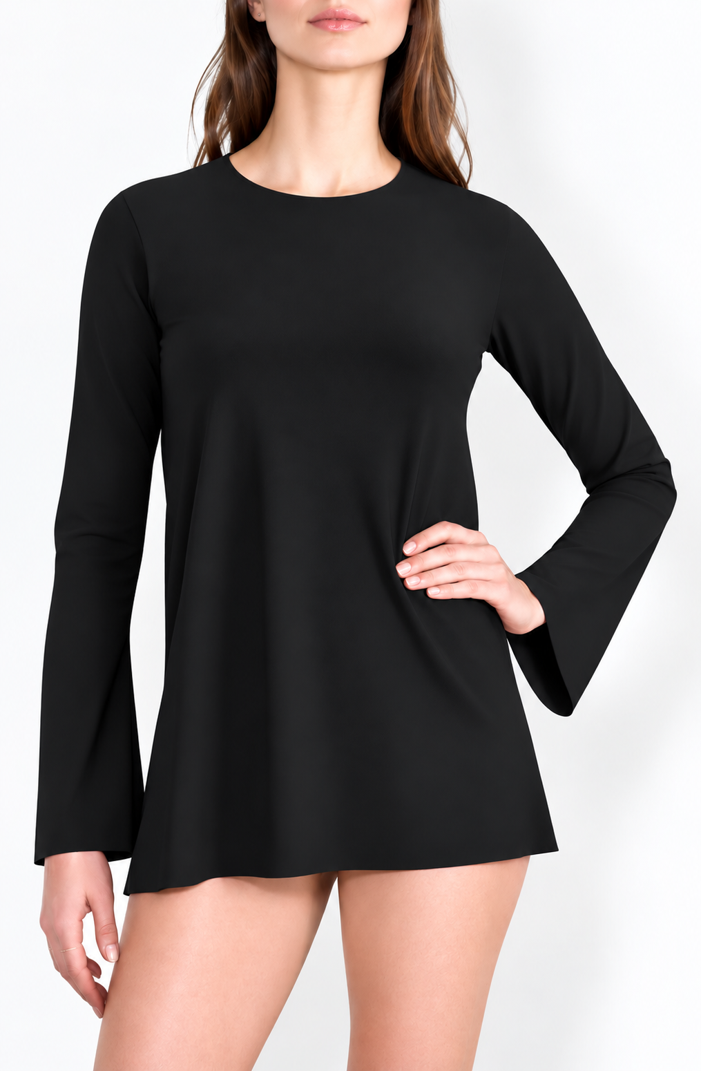 L90 Long sleeve trumpet top