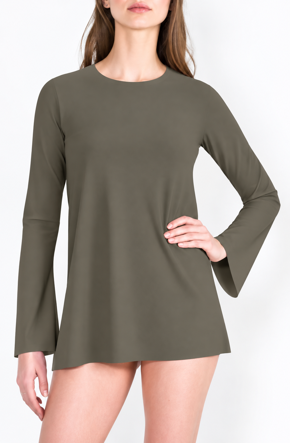 L90 Long sleeve trumpet top